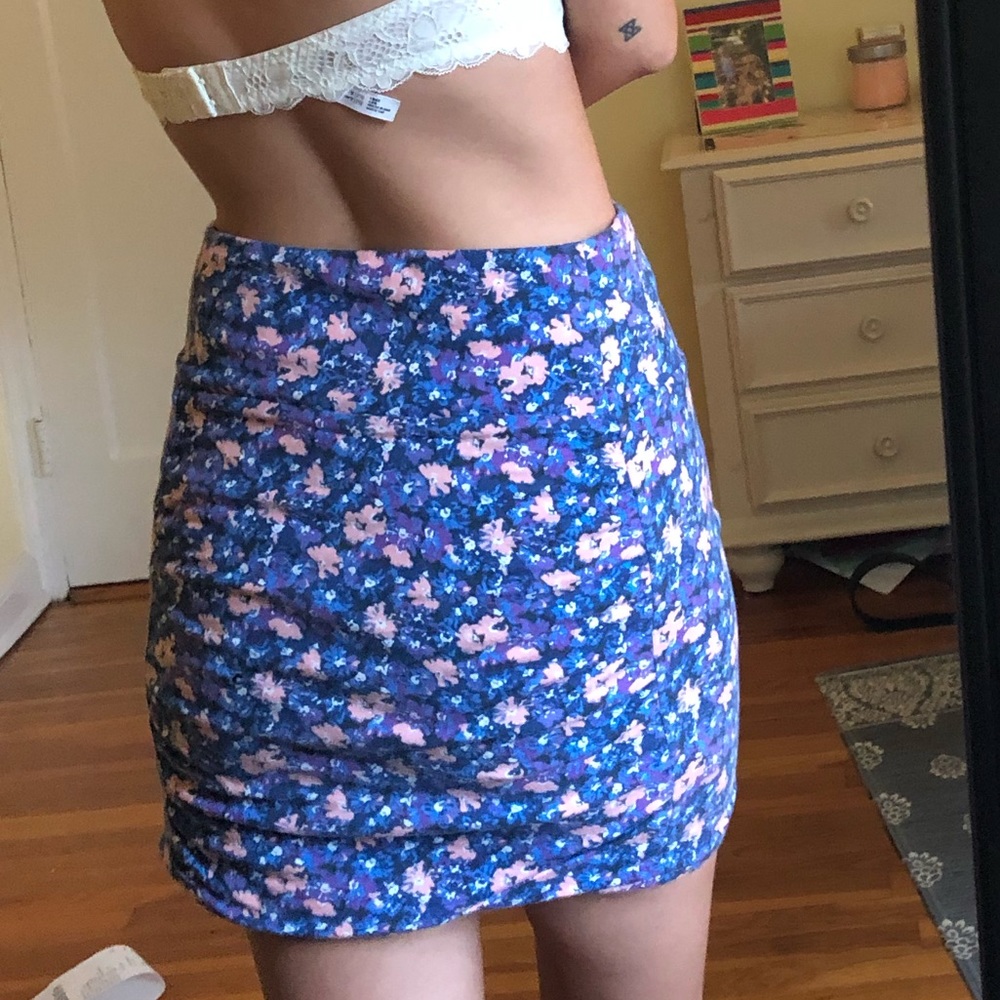 Free People Floral Bodycon Skirt - Picture 3 of 5